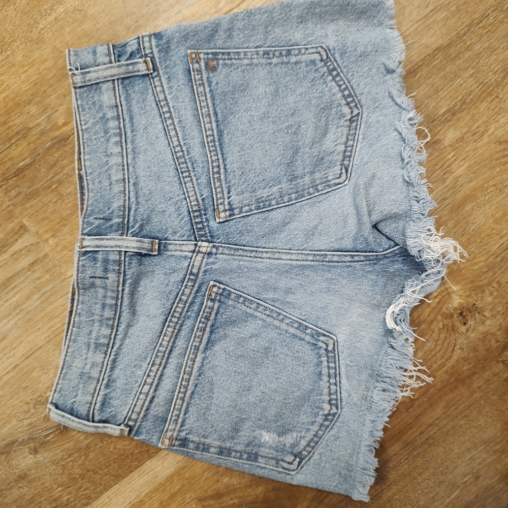 Madewell The Perfect Jean Short Cut Off 26 - Picture 9 of 12